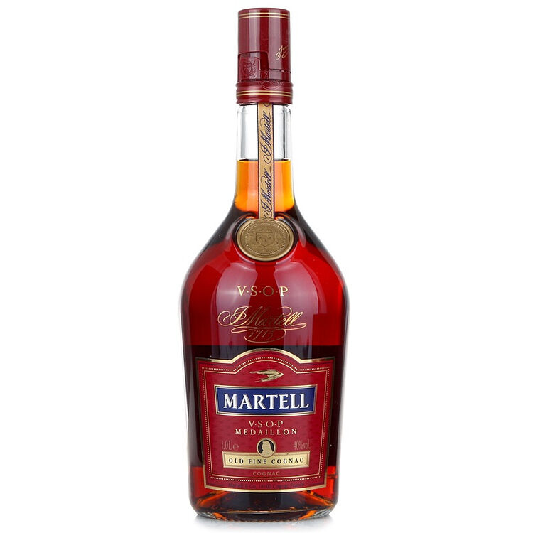 martell马爹利金牌干邑白兰地1l