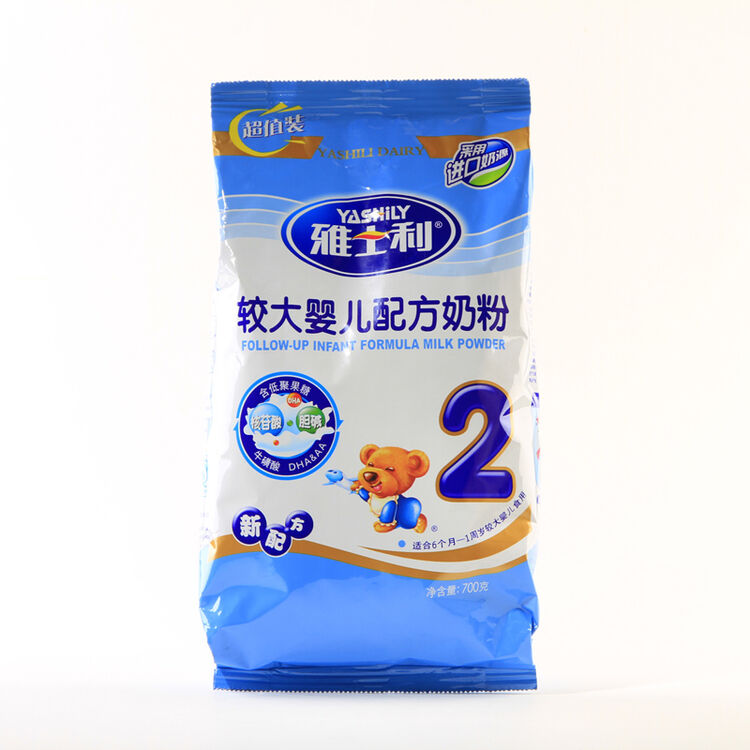 雅士利新配方2段较大婴儿配方奶粉 700g 袋装(作废)