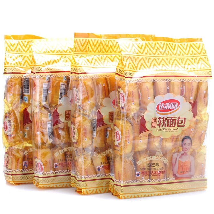 达利园法式软面包香奶味360g*4袋【图片 价格 品牌 评论】-京东