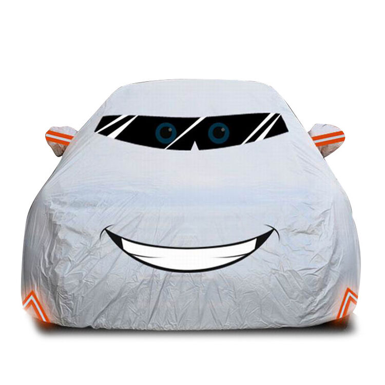 沿途n60 创意卡通汽车车衣 防雨雪防霜冻车套汽车罩 越野yxl号