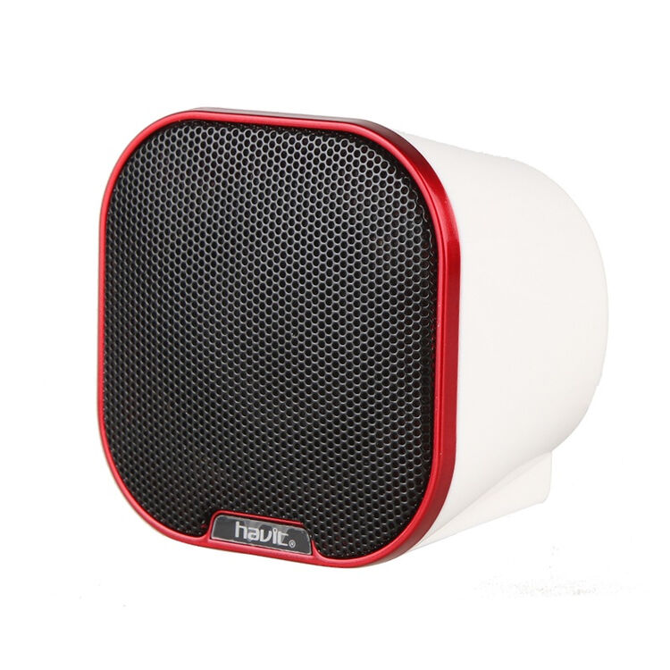 海威特(havit ) e2 台式电脑小音箱 笔记本便携usb迷你音响 mp3 白色