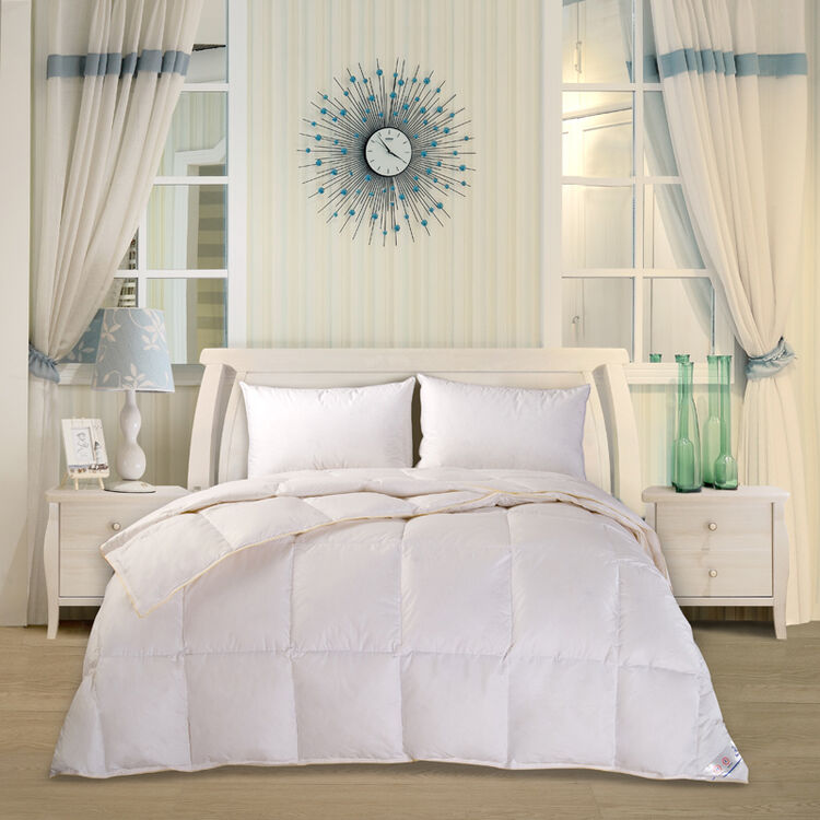北天鹅家纺 羽绒被220x240 鹅绒被 90%白鹅绒子母被 被芯 四季可用