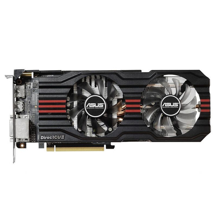 华硕(asus) hd7850-dc2-2gd5-v2 860mhz/4800mhz/2g ddr5/256bit pci