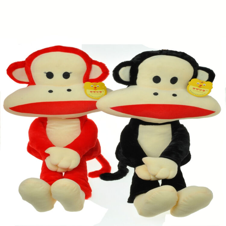 图图玩国 大嘴猴情侣情人节 毛绒玩具公仔布娃娃抱枕卡通猴子礼物布娃
