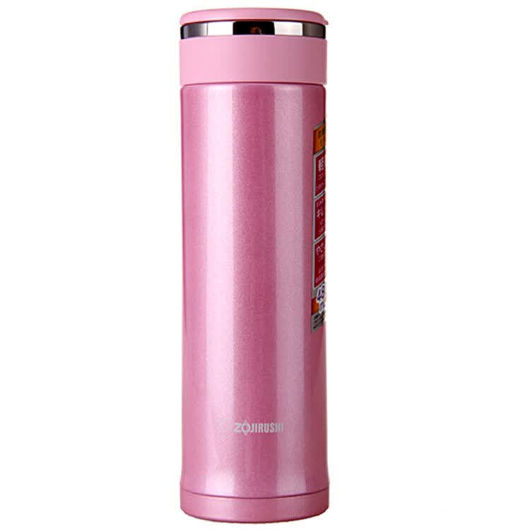 象印zojirushi不锈钢双层真空保冷/保温杯480ml sm-ja48w pa浅粉色