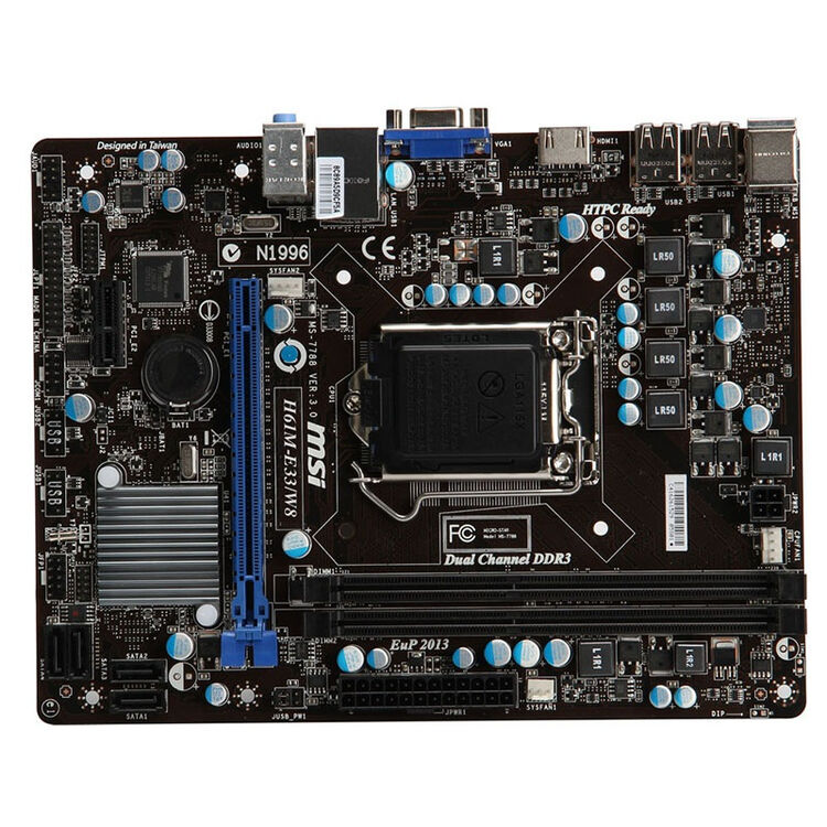 微星msih61me33w8主板intelh61lga1155