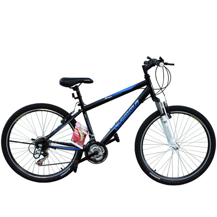 gamma捷马鹰徽休闲鹰微自行车山地车18速26寸消光黑