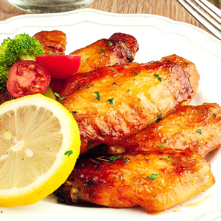 CP正大食品（CP）白羽雞 雞翅中1kg 出口級食材 冷凍雞肉 空氣炸鍋