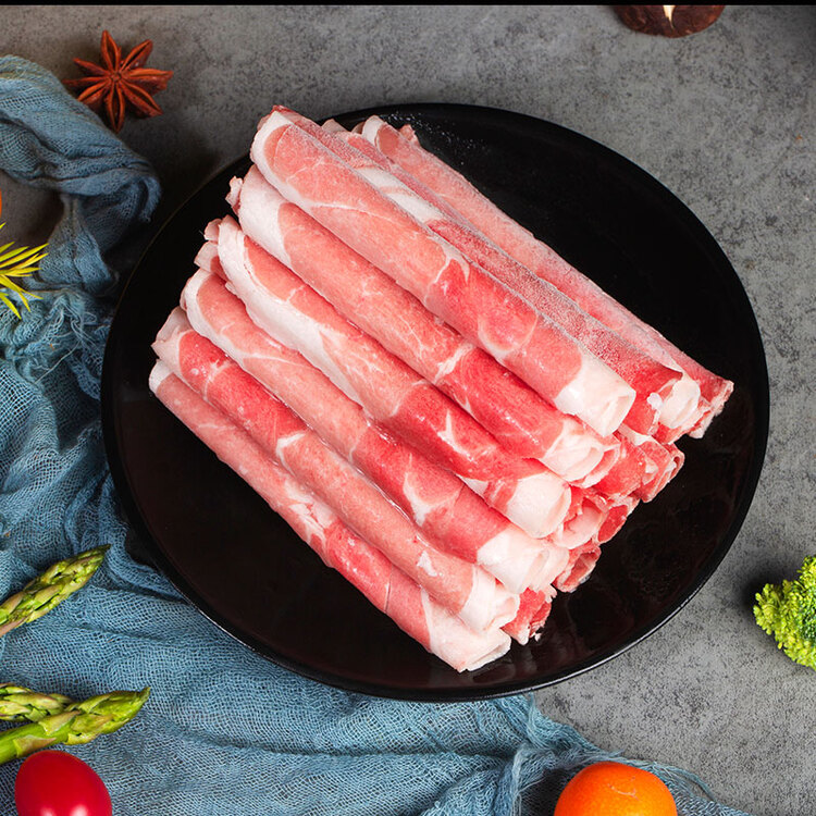 宁鑫 宁夏盐池滩羊  原切羊肉卷300g 火锅食材 清真食品 地理标志产品 菜管家商品