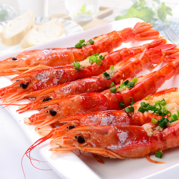 蓝雪 冷冻阿根廷红虾 L2 500g 10-15只 盒装 生鲜 海鲜水产 光明服务菜管家商品 