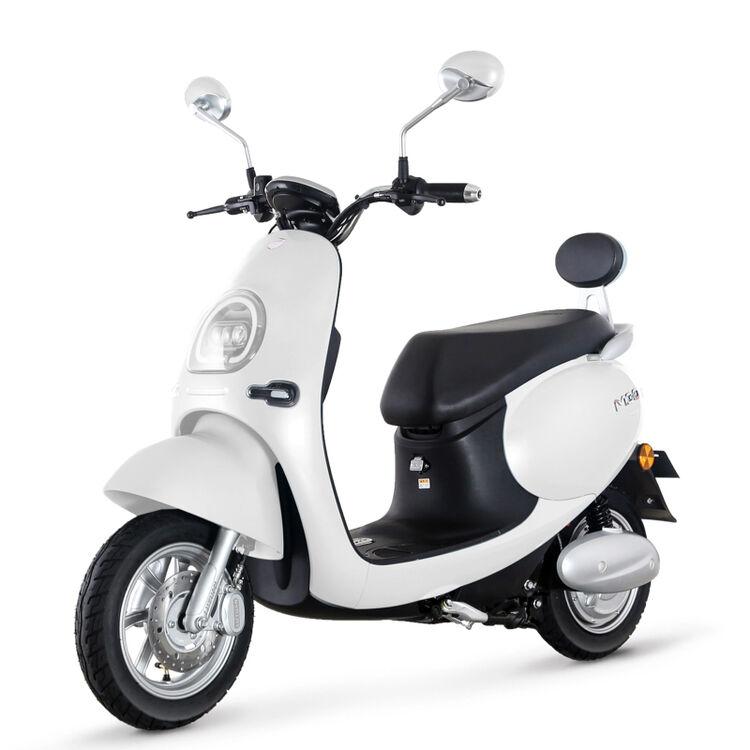 绿源电动车代步电瓶车高端小龟王60v网点自提mqq3雪山白