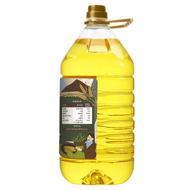 初萃 中粮玉米胚芽油5L+400mL 非转基因 食用油 一级 物理压榨 菜管家商品