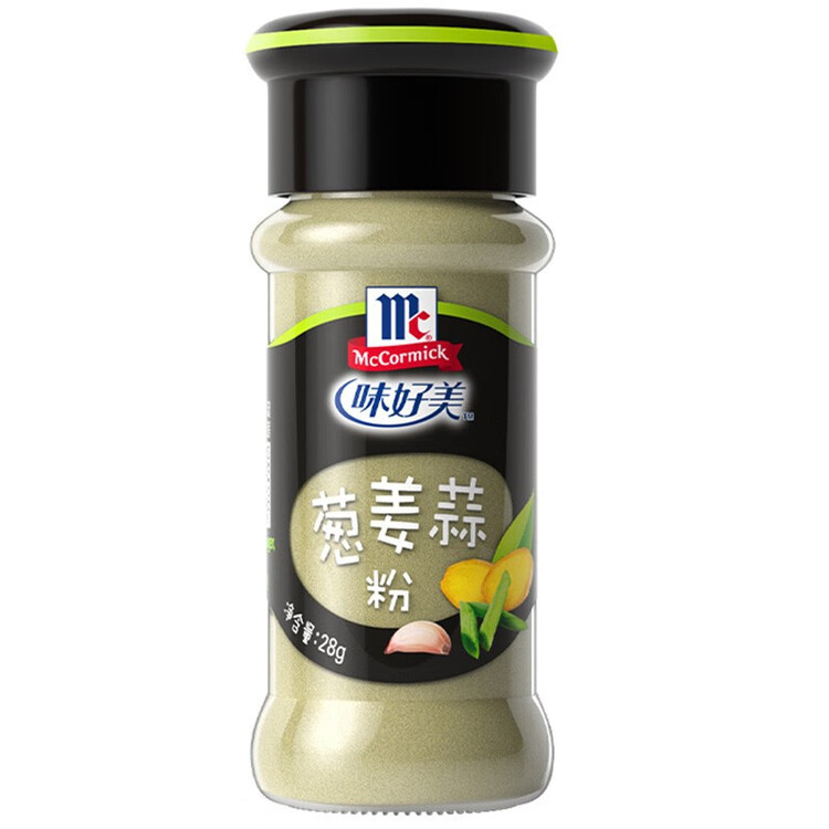 味好美（McCormicK）香辛料调料 葱姜蒜粉 28g 玻璃瓶装 烧烤烹饪调味料 百年品牌 菜管家商品