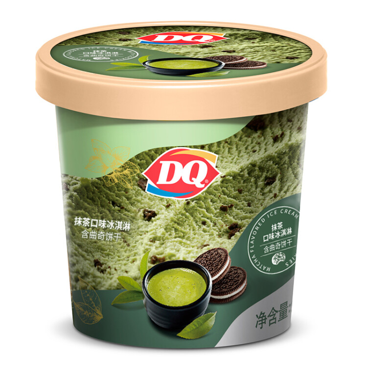 DQ抹茶口味冰淇淋 90g*1杯（含曲奇饼干） 光明服务菜管家商品 