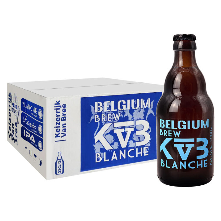 布雷帝国（Keizerrijk）白啤酒 整箱装 330ml*24瓶 精酿啤酒 比利时进口 光明服务菜管家商品 