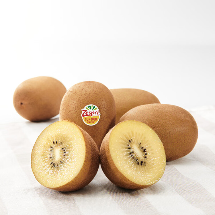 佳沛（zespri）新西兰阳光金奇异果 8个装 特大果单果重约124-146g 水果 猕猴桃 光明服务菜管家商品 