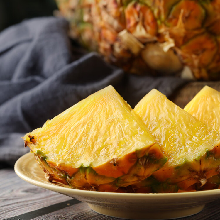 佳农 黑钻菠萝1粒装 巨无霸大果 单果重1.8kg起 生鲜水果 源头直发 光明服务菜管家商品 