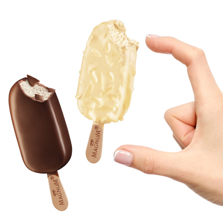 梦龙和路雪 迷你梦龙 香草+白巧克力坚果口味冰淇淋 42g*3支+43g*3支 光明服务菜管家商品 