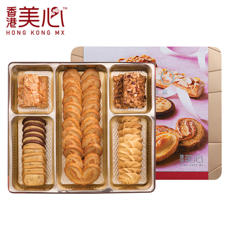 美心（Meixin）三重奏烘焙礼盒331g 香港进口精选烘焙食品下午茶节日送礼团购 光明服务菜管家商品 