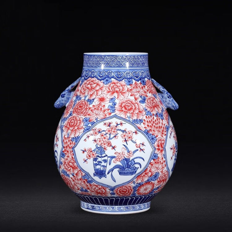 く日はお得♪ 雍正 景徳鎮 琺瑯色 陶瓷器 コレクション 工芸品 花瓶 