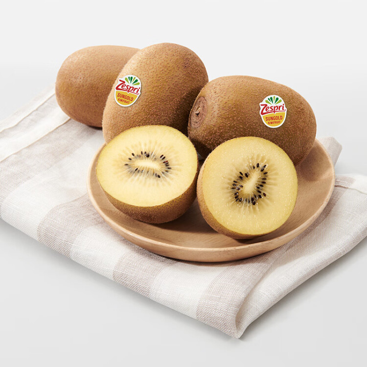 佳沛（zespri）新西兰阳光金奇异果18粒超大原箱单果重约175-204g 水果礼盒 菜管家商品