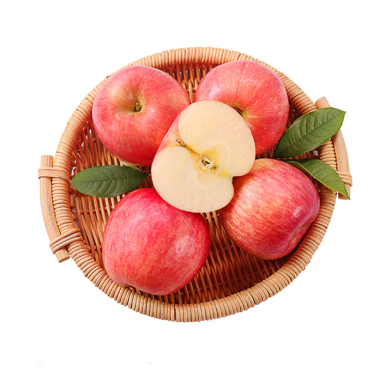 京鲜生 烟台红富士苹果12个 净重2.1kg单果160-190g 水果礼盒 光明服务菜管家商品 