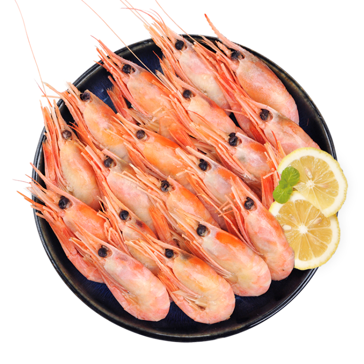 纯色本味 北极甜虾 健康轻食 快手菜 烧烤  火锅食材 海鲜水产 500g/袋