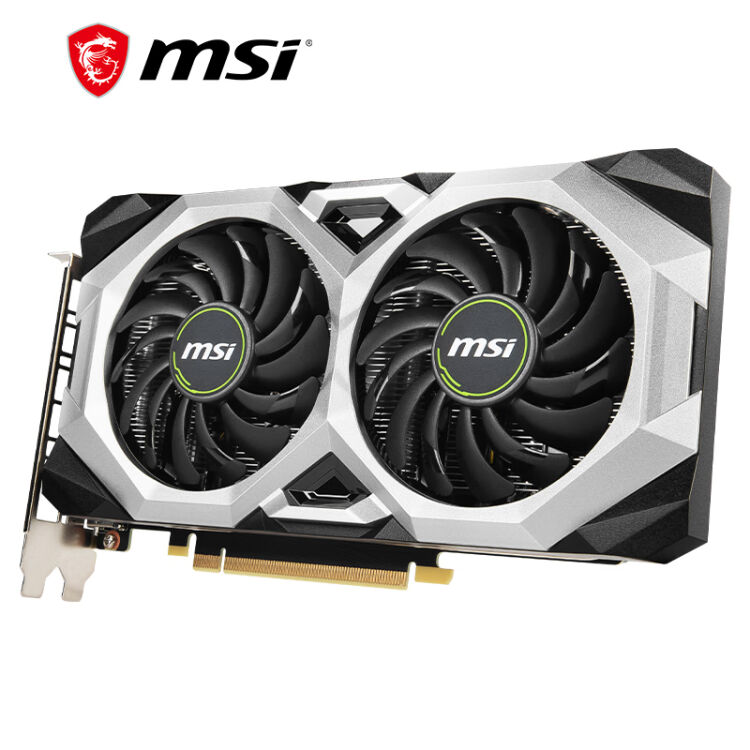 微星(MSI)万图师GeForce RTX 2060 VENTUS 12G OC 超频版电竞游戏设计