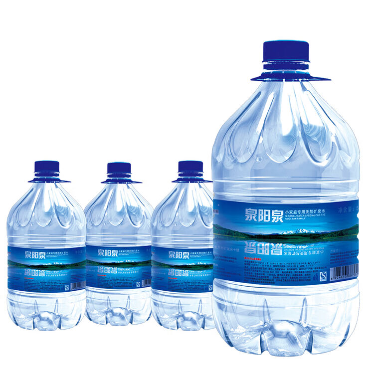泉阳泉长白山天然矿泉水5l4桶整箱装