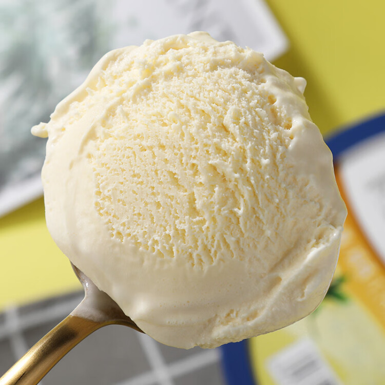 八喜冰淇淋 香草口味1100g*1桶 家庭装 大桶冰淇淋  光明服务菜管家商品 