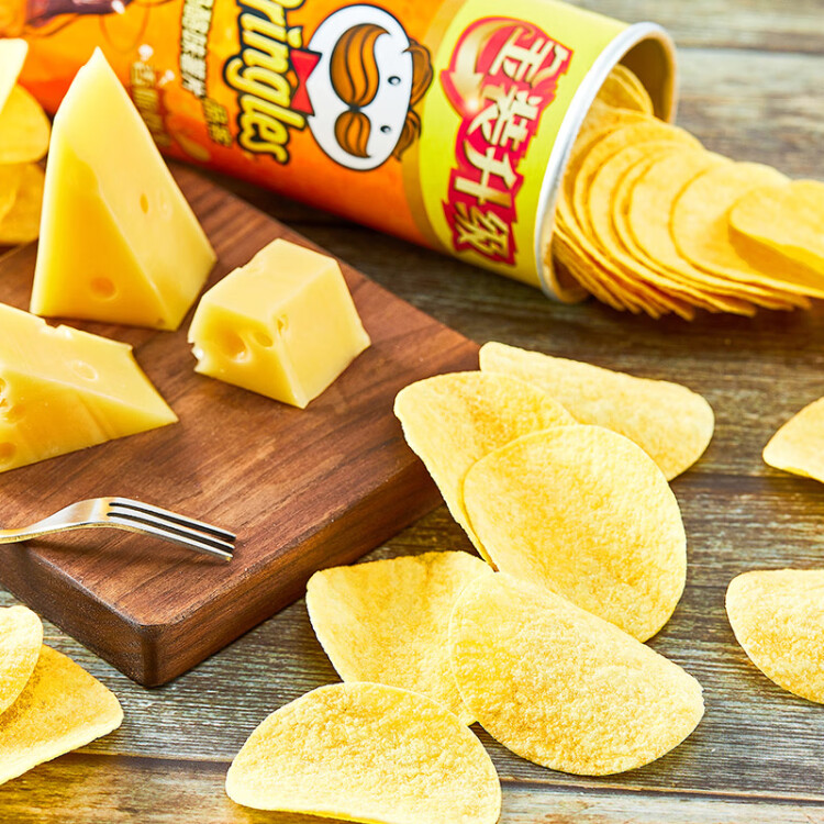 品客（Pringles）薯片浓香奶酪味110g 休闲零食膨化食品 光明服务菜管家商品 