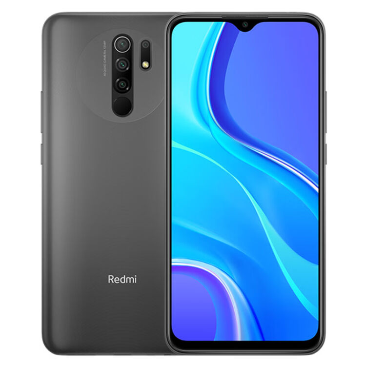 Redmi 9 全场景AI四摄高性能游戏芯4GB+64GB 碳素黑智能手机小米红米