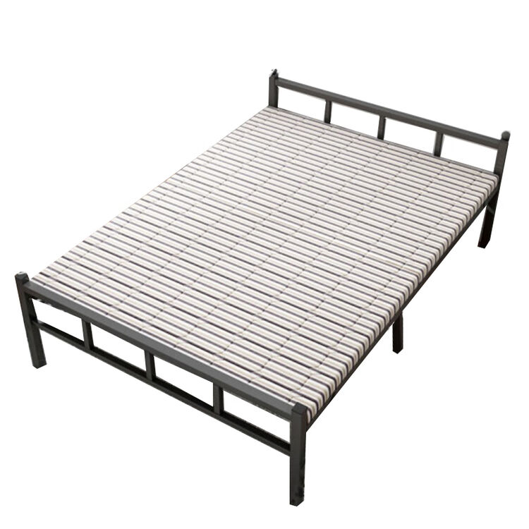 峦盾折叠床单人午睡员工宿舍床高低床铁架床简易床办公室1907063