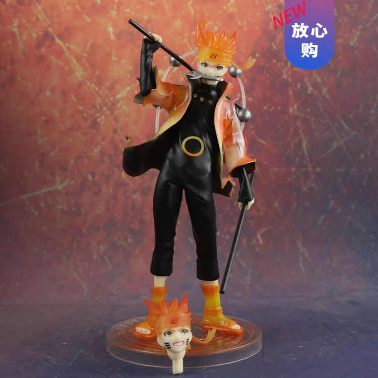 火影忍者疾风传雷神佐助乌鸦宇智波鼬风神漩涡鸣人盒蛋公仔生日礼物抖音网红同款漩涡鸣人六道仙人 优质版很帅很漂亮 图片价格品牌