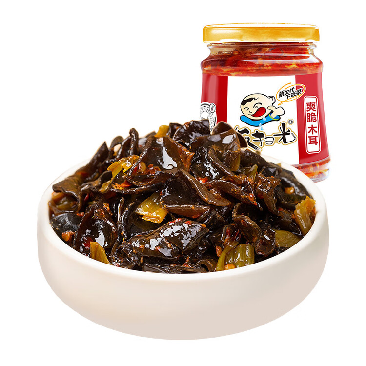 饭扫光 榨菜 爽脆木耳280g 下饭菜 香辣咸菜泡菜 拌饭拌面调味料 菜管家商品