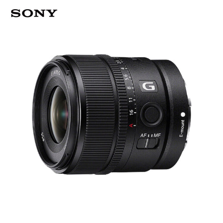 索尼（SONY）E 15mm F1.4 G 超广角定焦G镜头轻巧大光圈(SEL15F14G)（含