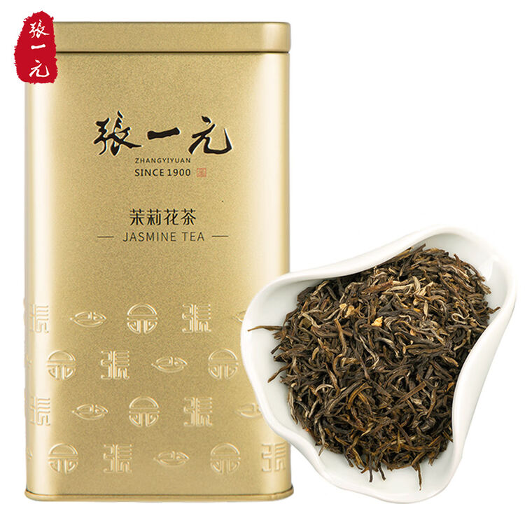 张一元茶叶 花茶花草茶 新茶浓香型茉莉花茶茉莉毛尖单罐装200g【图片 价格 品牌 评论】-京东
