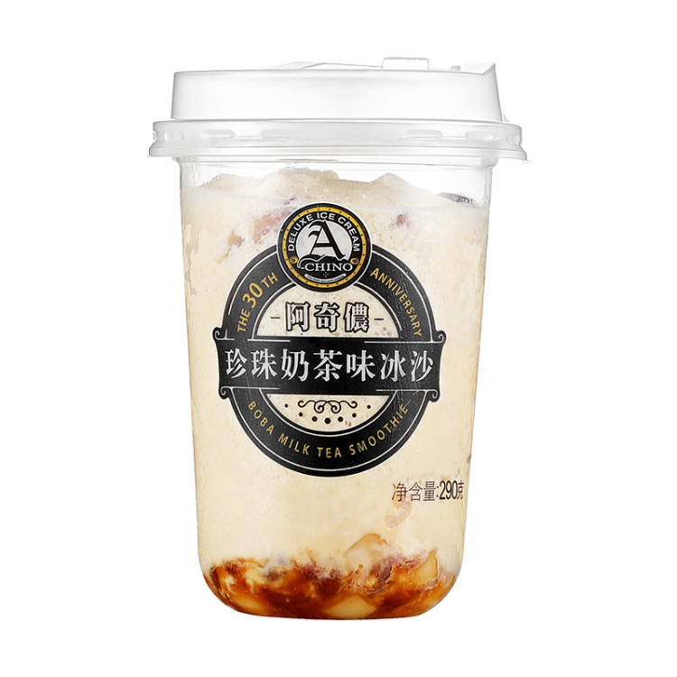 阿奇侬 雪糕 冰淇淋 珍珠奶茶口味冰沙（冷冻饮品）290g/杯 冰冻奶茶 冰沙杯 光明服务菜管家商品