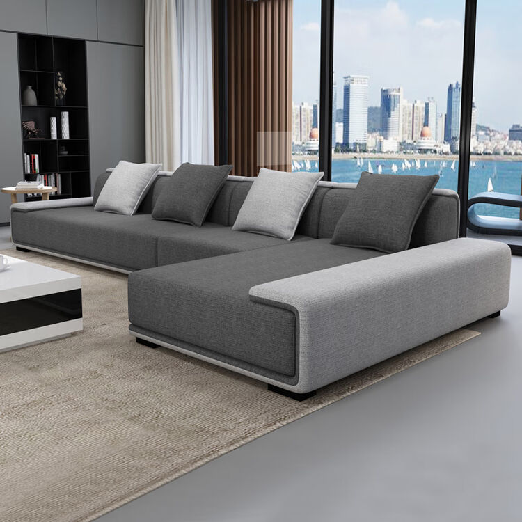 旺乐乐沙发北欧布艺沙发实木沙发北欧轻奢棉麻布沙发沙发客厅家具大小