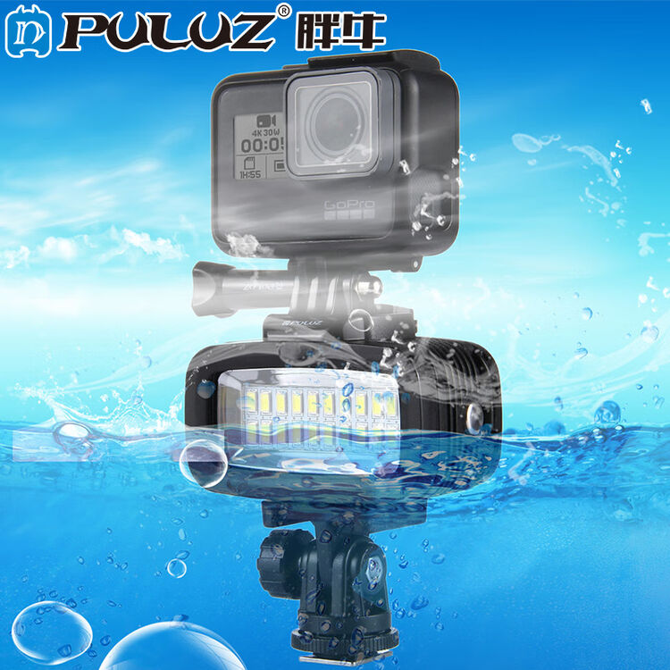 便携式潜水防水led补光灯dji Osmo Action配件gopro相机潜水补光灯防水摄影灯黑色 图片价格品牌评论 京东