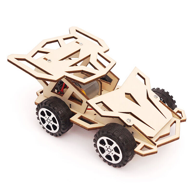 Diy风力汽车风能动力小车steam儿童手工物理科学实验材料科技小制作小发明玩具生日礼物炫酷小赛车 图片价格品牌评论 京东