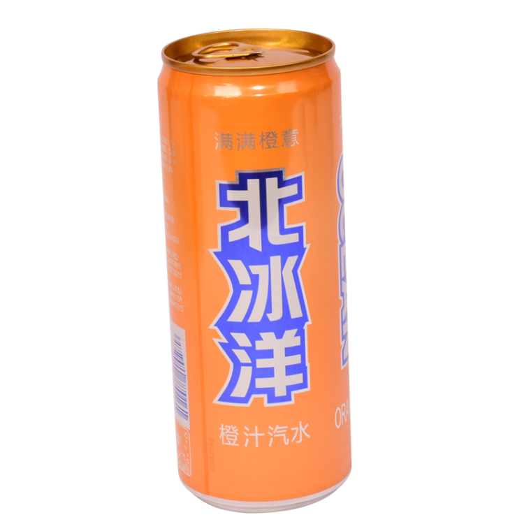 北冰洋 橙汁汽水 碳酸饮料 330ml*24听/箱 光明服务菜管家商品 