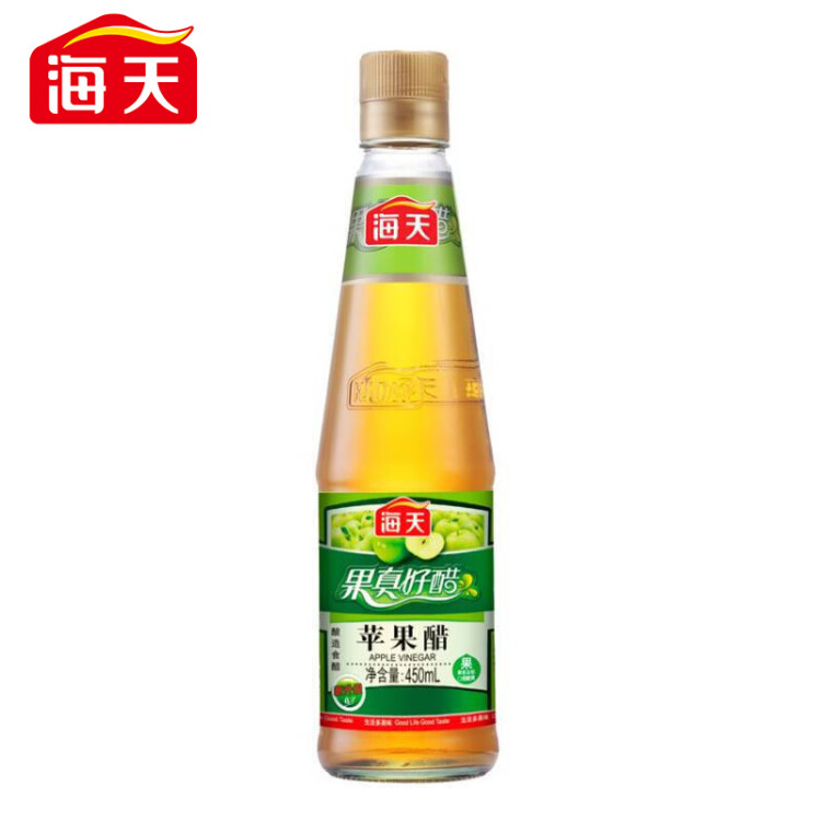 海天苹果醋 450ml 果香浓郁 点蘸调味 3.5度醋酸 0脂肪 调味 光明服务菜管家商品