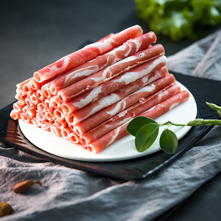 宁鑫 宁夏盐池滩羊  原切羊肉卷300g 火锅食材 清真食品 地理标志产品 菜管家商品