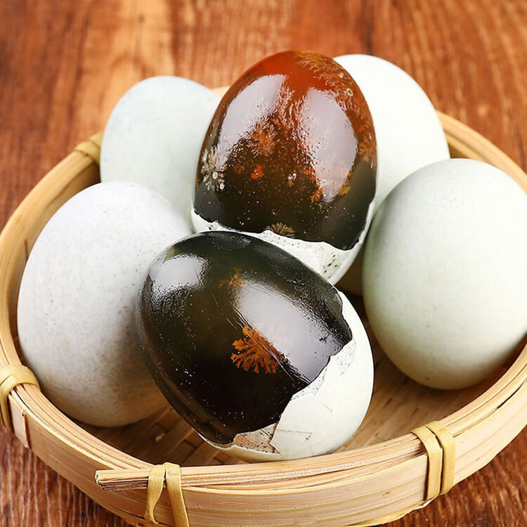 蜀农纪 松花皮蛋四川特产南充松花蛋无铅工艺变蛋土麻鸭蛋黑松花蛋溏心皮蛋15枚松花皮蛋 图片价格品牌评论 京东