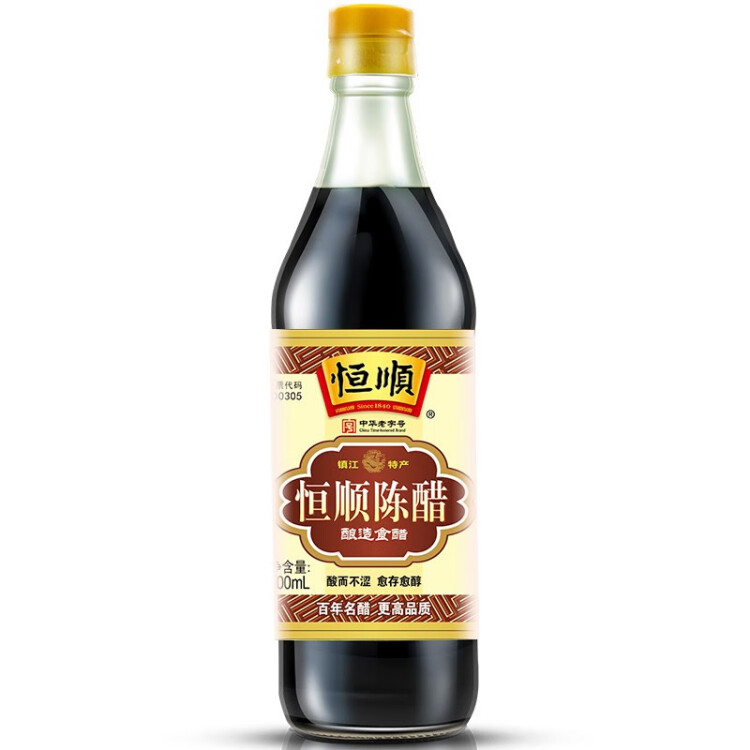 恒顺镇江陈醋 老A陈 4.5° 500ml 纯粮酿造 不添加防腐剂 菜管家商品 商品图