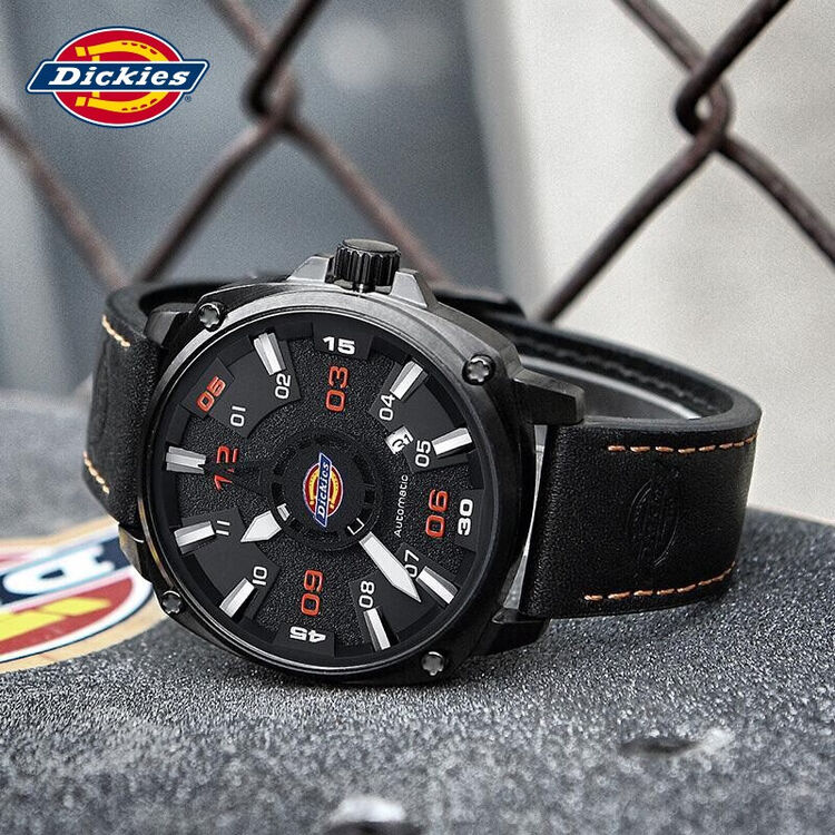 dickies手表男学生防水腕表运动潮流自动机械男士手表礼物cl21l114