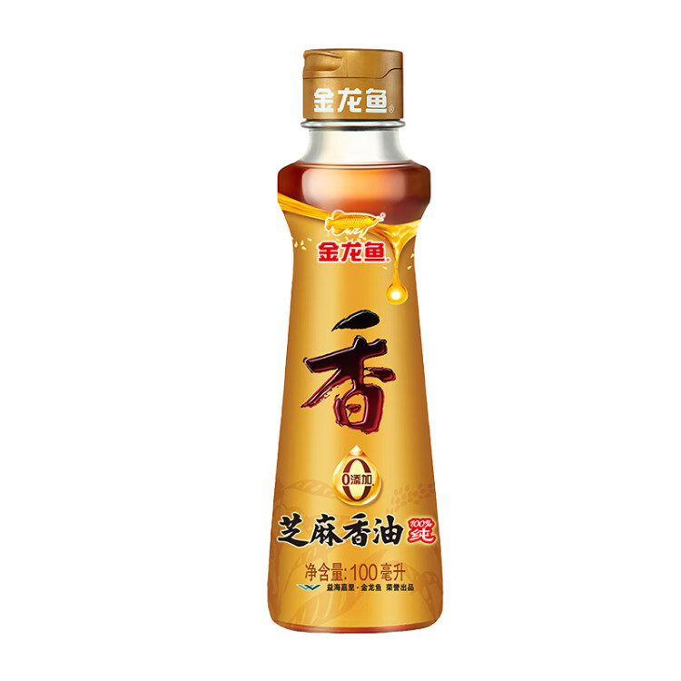 金龙鱼芝麻香油 凉拌调味烹饪火锅 纯芝麻 香油 100ML 光明服务菜管家商品