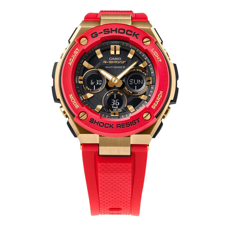 卡西欧casio手表gshock鼠年生肖限量款男表太阳能电波表gstw300cx4ap