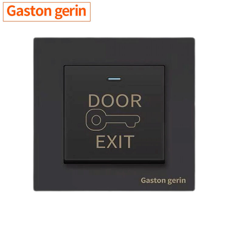 gaston gerin 暗装86型门禁开关按钮 经销商开关按钮 自动复位开门电源面板门禁开锁按钮 黑色门禁开关【图片 价格 品牌 评论】-京东